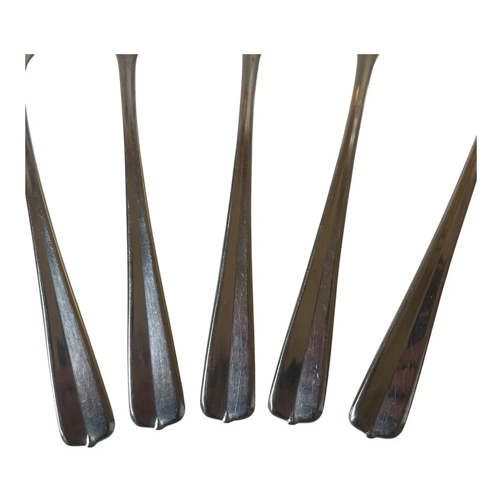 Set of 5 Oneida Gala-Impulse Stainless Steel Teaspoons